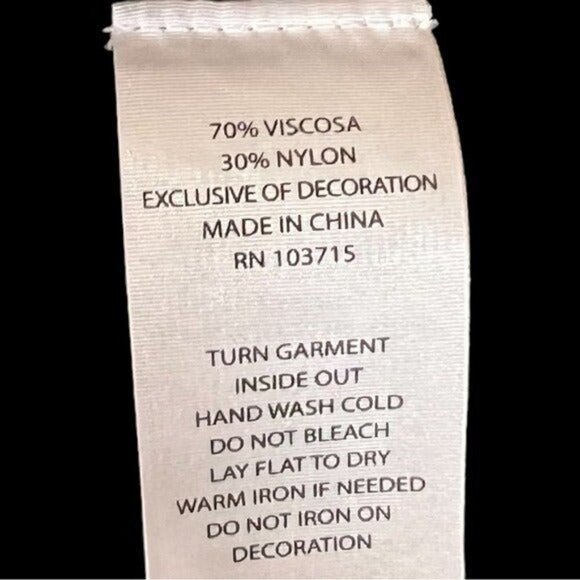 NEW w/tag Nanette Lepore Black Knit Embroidered Lace Trim Dress Size Large - Picture 9 of 10